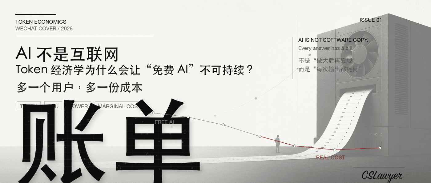 AI 不是互联网——Token 经济学为什么会让
