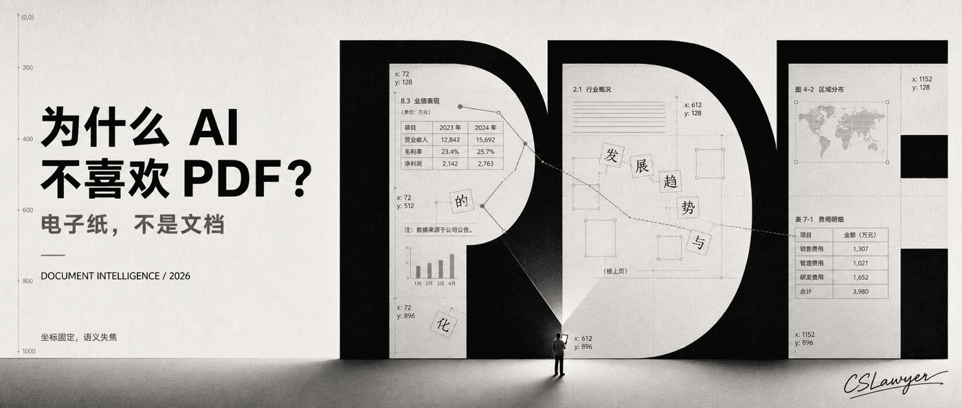 为什么 AI 不喜欢 PDF？封面图
