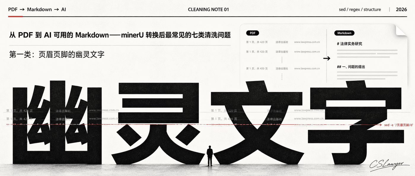 从PDF到AI可用的Markdown——minerU转换后最常见的七类清洗问题封面图