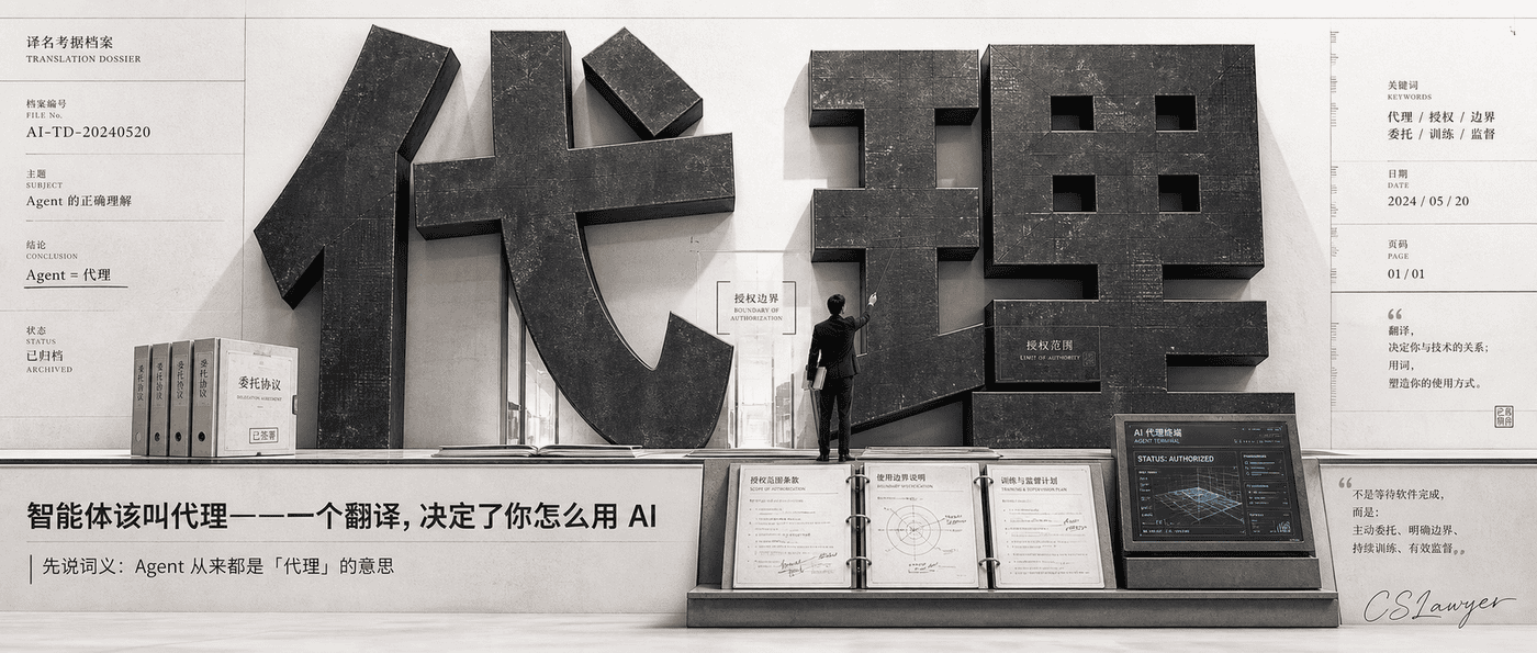 智能体该叫代理——一个翻译，决定了你怎么用 AI封面图