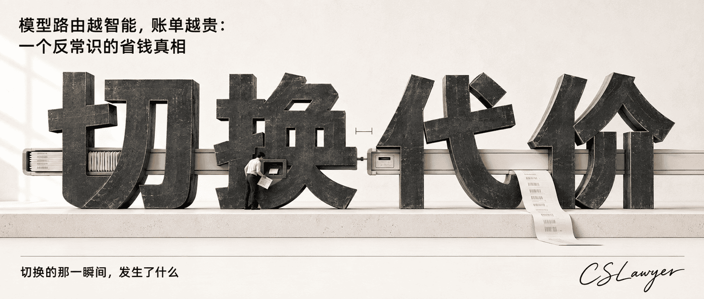 模型路由越智能，账单越贵：一个反常识的省钱真相封面图